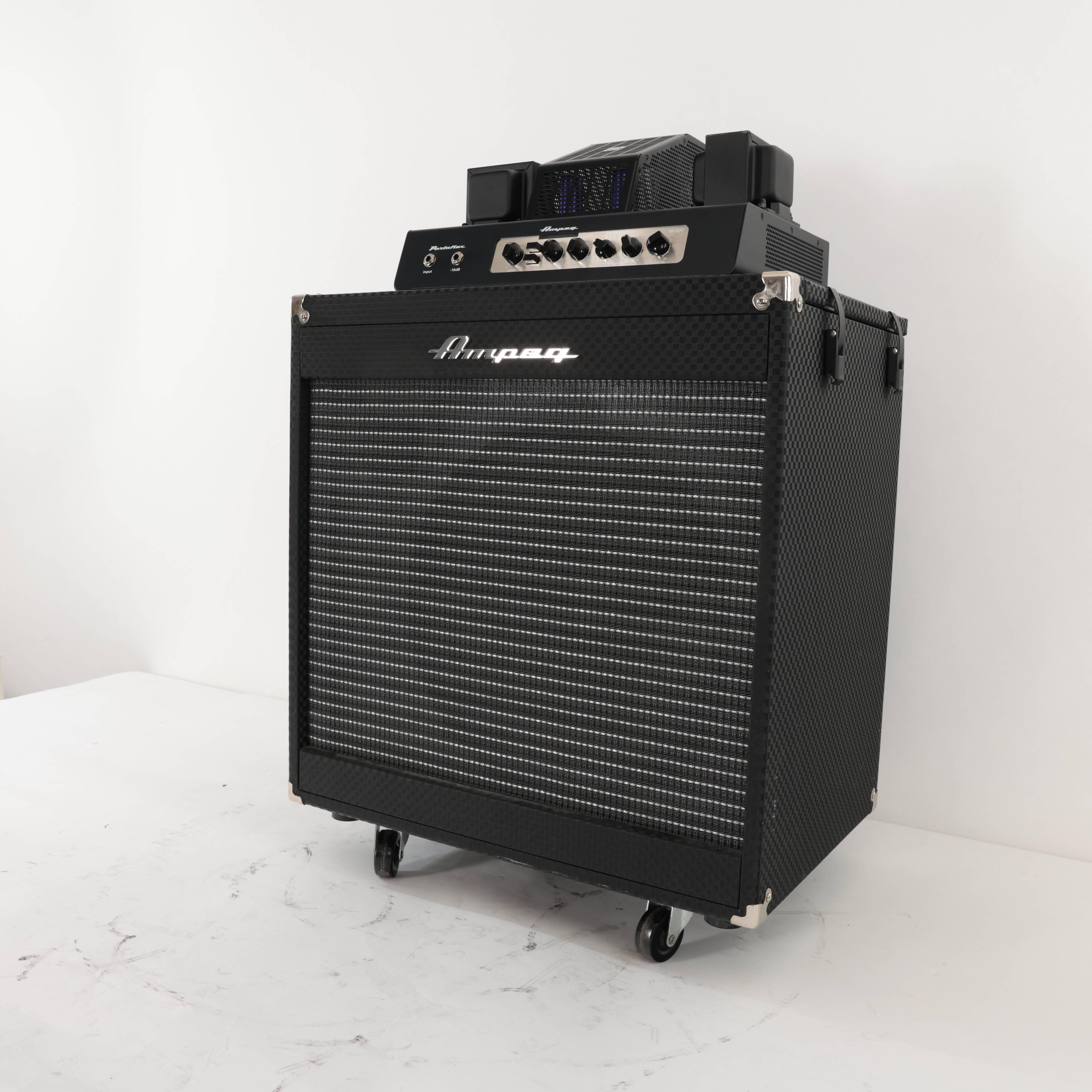 Second Hand Ampeg PF-50T Head With PF-115 HE 450W Cab 033